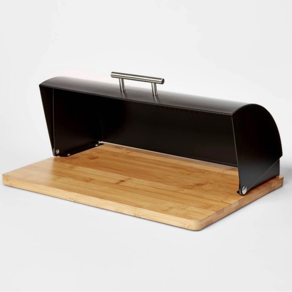 Bread Box with Bamboo Base - Picture 2 of 5